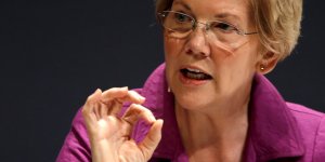 Warren takes part in the Washington Ideas Forum in Washington